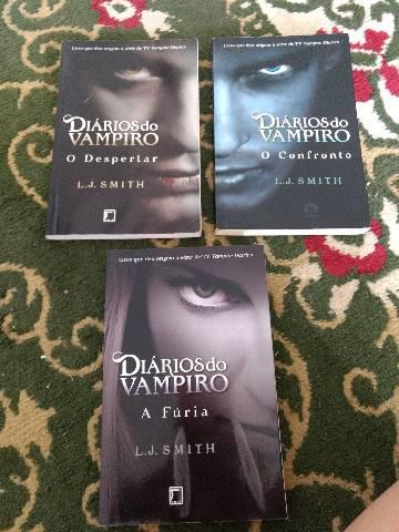 Livros Diário do Vampiro vol. 1, 2 e 3