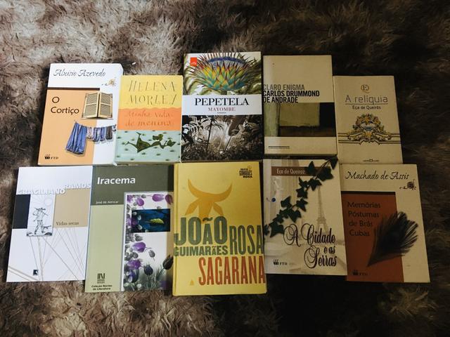 Livros de literatura (10 livros por 50 reais)