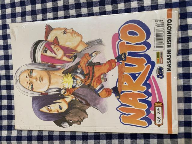 Mangas do Naruto diversos Volumes(plastificados ainda)