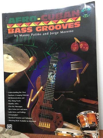 Método de contrabaixo: Afro-cuban Bass Grooves (livro + CD)
