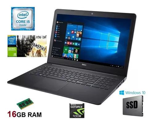 Notebook Dell Gamer I5 16gb Ssd 512gb Tela De 15.6 Garantia