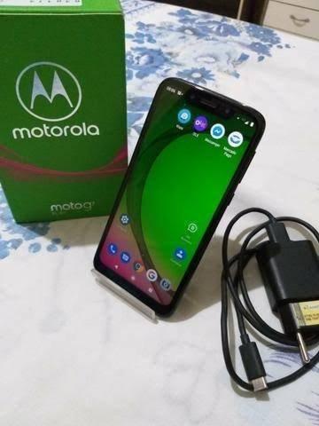 Vendo moto G7 play com caixa e nota fiscal