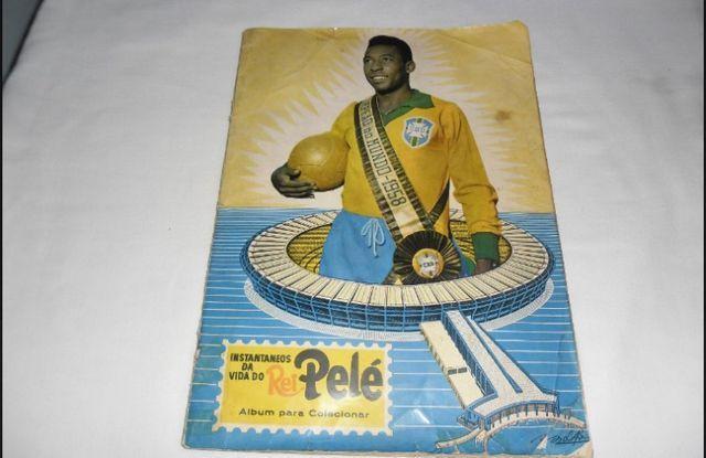 lbum de figurinhas Instantâneo da Vida do Rei Pelé
