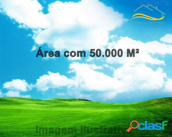 Área em Caraguatatuba com 50.000 m²,Limpa sem Arvores.