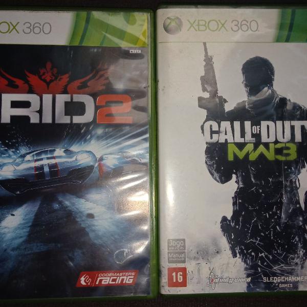 2 jogos Xbox 360 originais
