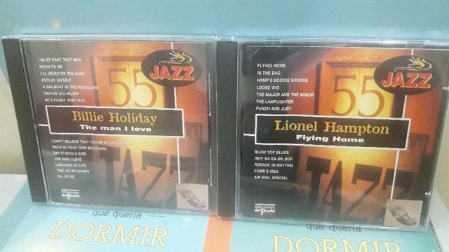 Cdss de jazz Billie Holiday e Lionel Hampton