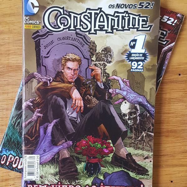 Constantine novos 52 (vol. 1 e 2)