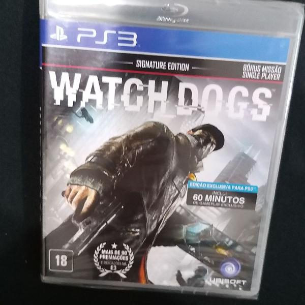 Jogo WATCH DOGS (SIGNATURE EDITION) - PS3, Um dos melhores