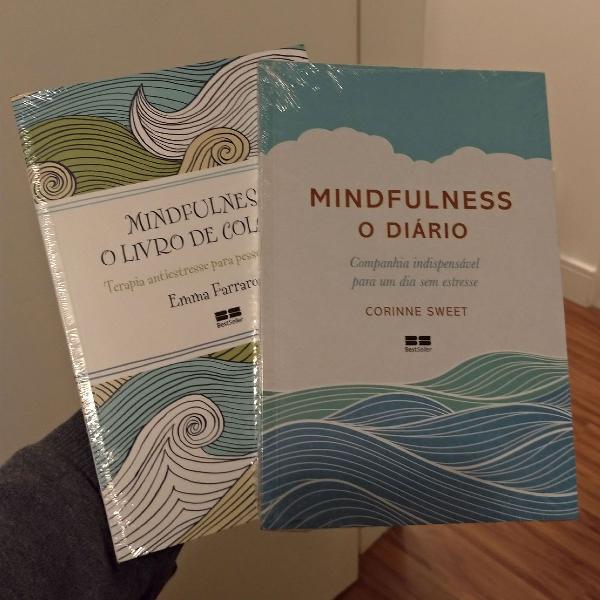 Kit Livros Mindfulness Diario e Colorir