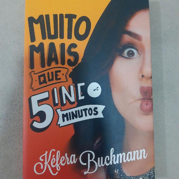 Livro AUTOGRAFADO Muito mais que 5inco minutos