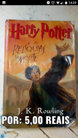 Livro Harry Potter e as relíquias da morte