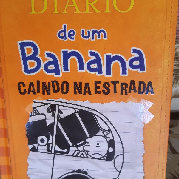 Livro capa dura , Diário de um.banana caindo na estrada