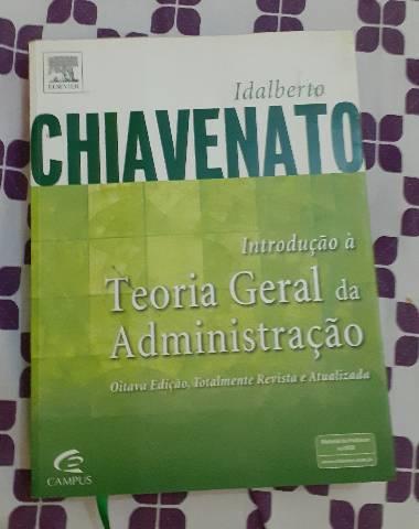 Livro intro a Teoria da Administração - Chiavenato