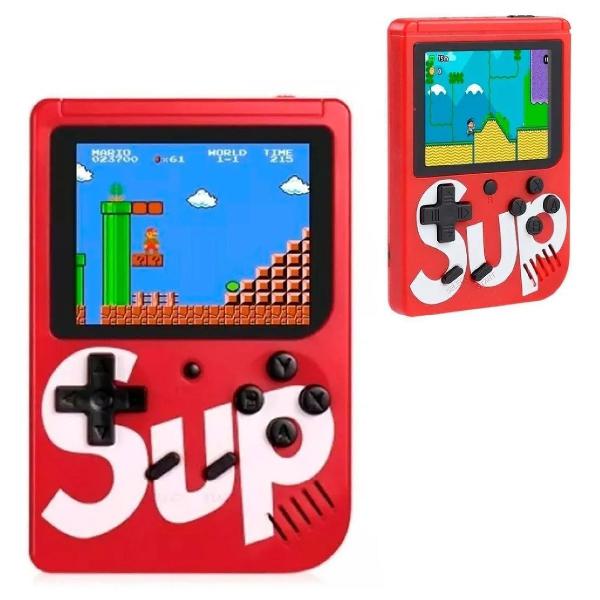 Mini Game Box Portátil 400 Jogos Sup Boy Recarregável