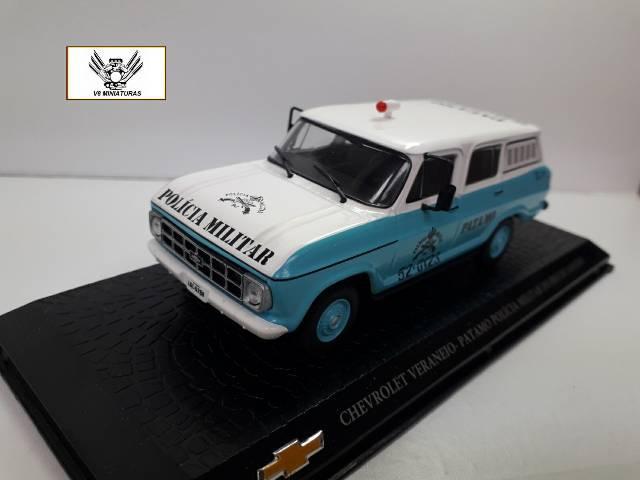 Miniatura Chevrolet Veraneio Patamo Policia Militar RJ