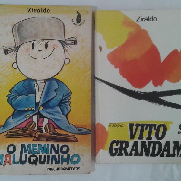 O Menino Maluquinho / Vito Grandam - Ziraldo - 2 volumes