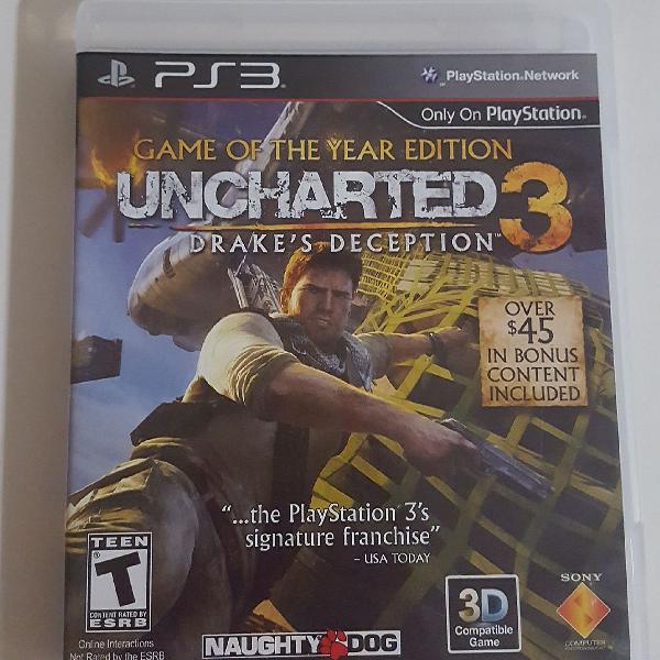 Uncharted 3 GAME - OF THE YEAR EDITION - PS3 original