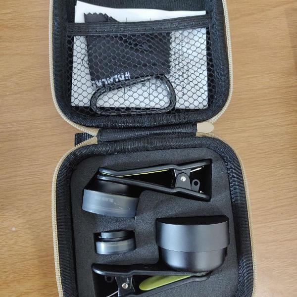 black eye - travel kit - lentes para smartphone