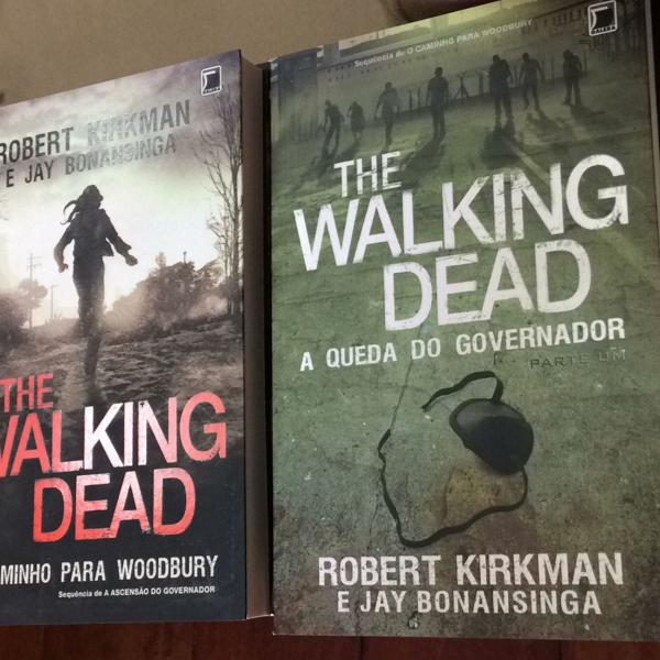 box the walking dead com 5 livros originais