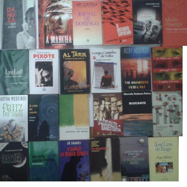 coleção literatura brasileira contemporânea - lote com 24