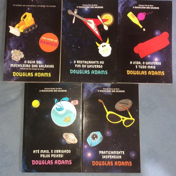 coleção livros mochileiro das galáxias