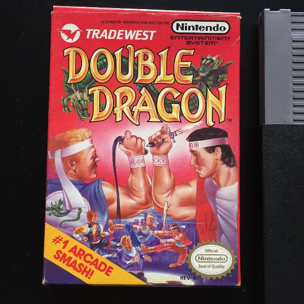 double dragon nes original com caixa e manual
