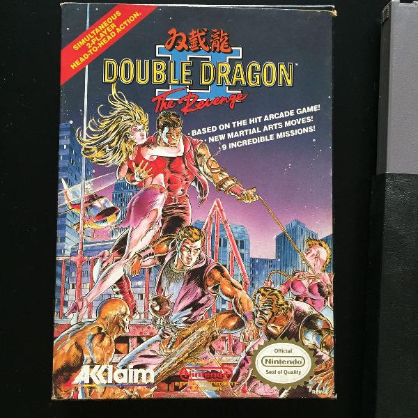 double dragon the revenge original com caixa e manual