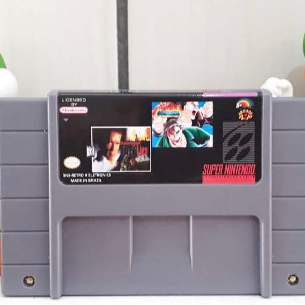 fita super nintendo multijogos nova: iron comando e true