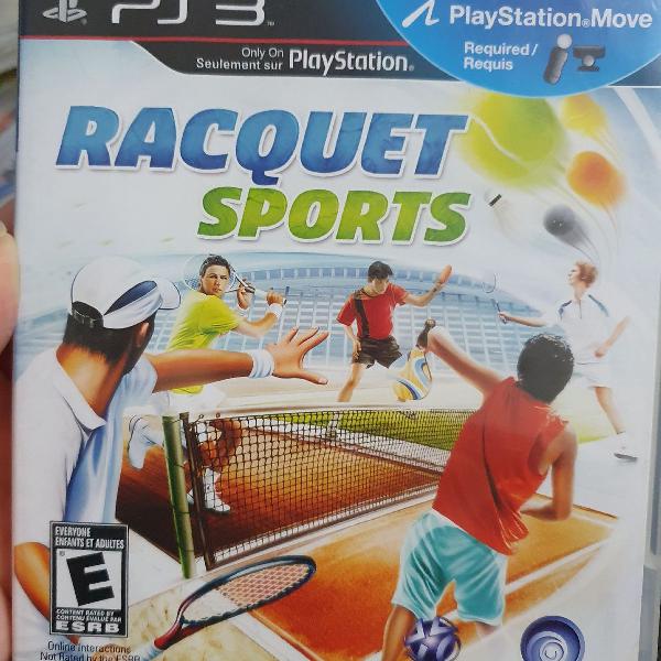 jogo Playstation 3 Racquest esportes