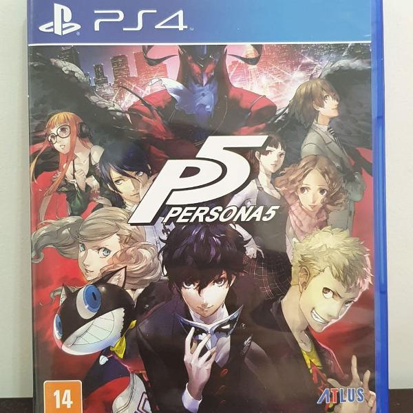 jogo de ps4 original persona 5. usado!