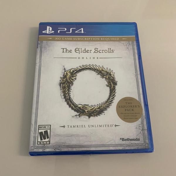 jogo de ps4 - the elder scrolls online