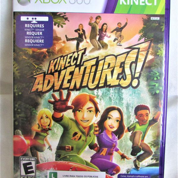 jogo kinect adventures mídia física xbox360