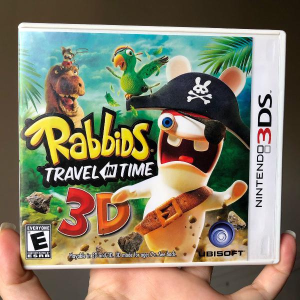 jogo nintendo 3ds rabbids travel in time 3d