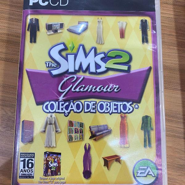 jogo para pc the sims 2 - coleção de objetos - glamour -
