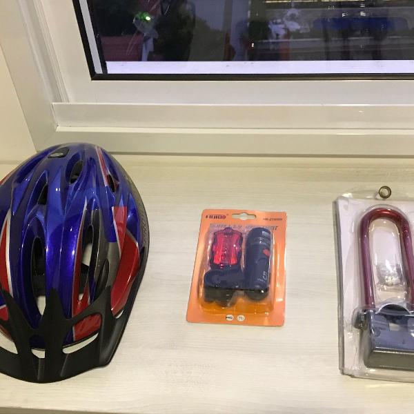 kit segurança bike ciclista bicicleta