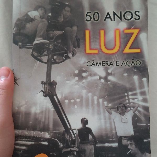 livro 50 anos - luz, câmera e ação