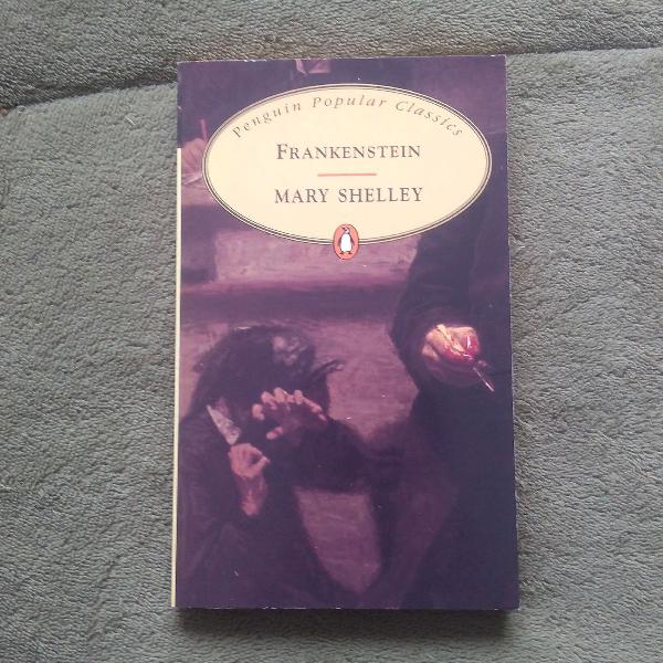 livro Frankenstein, de Mary Shelley