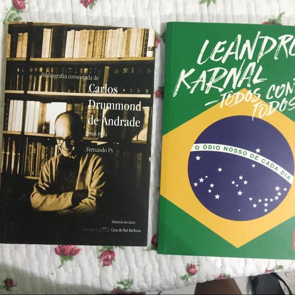 livro carlos drummond de andrade / todos contra todos brasil