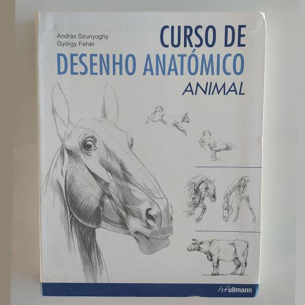 livro curso de desenho anatômico animal - andás szunyoghy