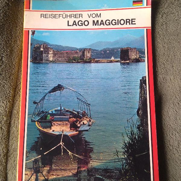 livro guia de viagem ao Lago Maggiore, em alemão