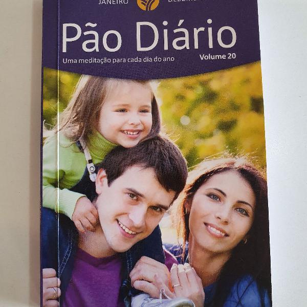 livro pão diario volume 20 - uma meditação para cada dia