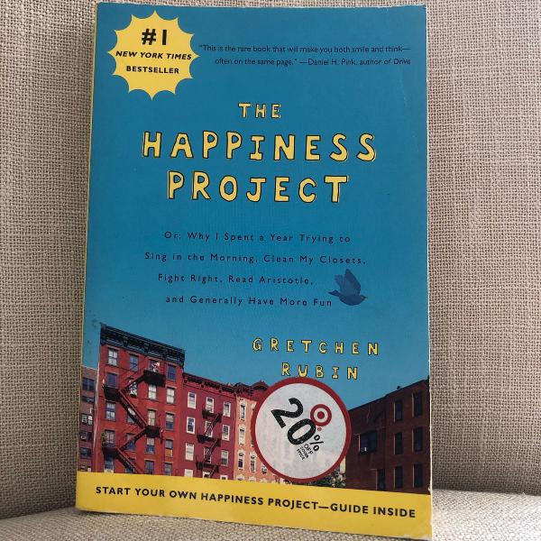 livro the happiness project (gretchen rubin)
