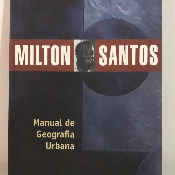 manual de geografia urbana - milton santos