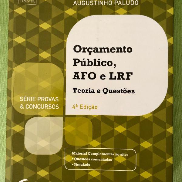 orçamento público, afo e lrf