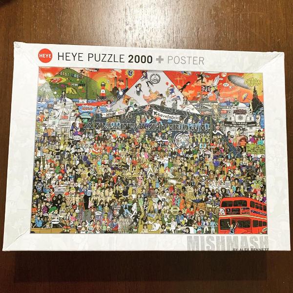 quebra cabeça heye puzzle 2000 peças importado