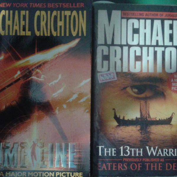 timeline / the 13th warrior - michael crichton - 2 volumes