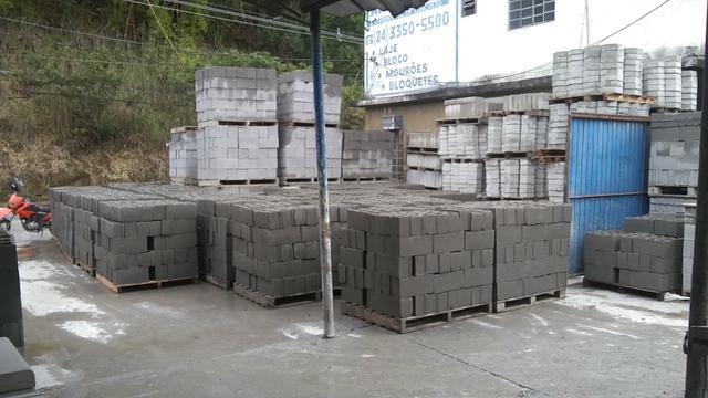 Blocos de concreto, tijolo de cimento