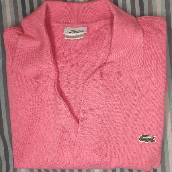 Camisa Polo Lacoste Rosa