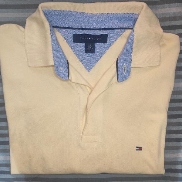 Camisa Tommy Hilfiger Polo/Amarela