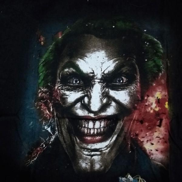 Camiseta Adulto Preta Coringa The Joker